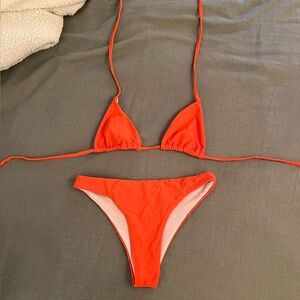 Orange bikini
